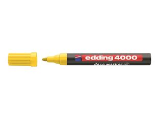 edding 400 - Marqueur - permanent - jaune - 1 mm
