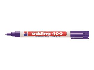 edding 400 - Marqueur - permanent - violet - 1 mm