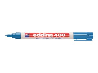 edding 400 - Marqueur - permanent - bleu clair - 1 mm