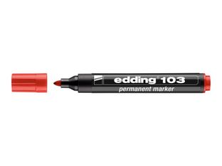 edding 103 - Marqueur - permanent - rouge - acrylique - 1.5-3 mm