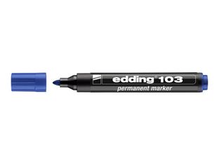 edding 103 - Marqueur - permanent - bleu - acrylique - 1.5-3 mm