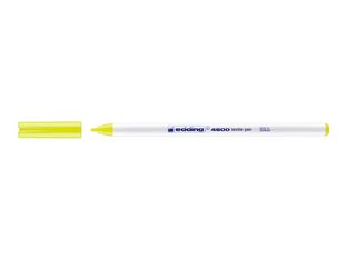 edding 4600 - Marqueur - permanent - jaune fluo - encre pigmentée à base d'eau - 1 mm