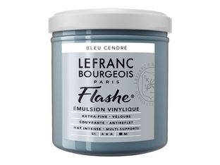Lefranc Bourgeois Flashe Series 1 52 - Peinture - émulsion vinylique - bleu cendre - opaque - 125 ml