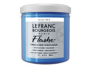 Lefranc Bourgeois Flashe Series 1 67 - Peinture - émulsion vinylique - bleu roi - opaque - 125 ml