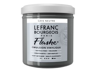 Lefranc Bourgeois Flashe Series 1 258 - Peinture - émulsion vinylique - gris neutre - opaque - 125 ml