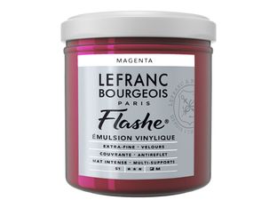 Lefranc Bourgeois Flashe Series 1 432 - Peinture - émulsion vinylique - magenta - semi-opaque - 125 ml