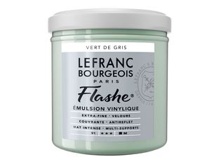 Lefranc Bourgeois Flashe Series 1 547 - Peinture - émulsion vinylique - vert grisé - opaque - 125 ml