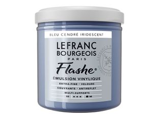 Lefranc Bourgeois Flashe Series 2 840 - Peinture - émulsion vinylique - bleu cendre irisé - opaque - 125 ml