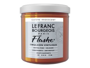 Lefranc Bourgeois Flashe Series 2 836 - Peinture - émulsion vinylique - cuivre irisé - opaque - 125 ml