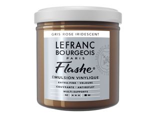 Lefranc Bourgeois Flashe Series 2 842 - Peinture - émulsion vinylique - gris rose irisé - opaque - 125 ml