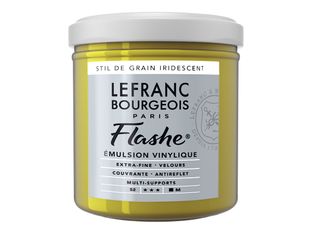 Lefranc Bourgeois Flashe Series 2 838 - Peinture - émulsion vinylique - stil de grain vert irisé - opaque - 125 ml