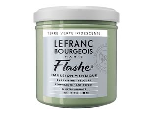 Lefranc Bourgeois Flashe Series 2 841 - Peinture - émulsion vinylique - terre verte irisée - opaque - 125 ml
