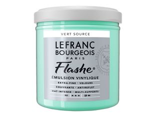 Lefranc Bourgeois Flashe Series 1 587 - Peinture - émulsion vinylique - vert d'eau - semi-opaque - 125 ml