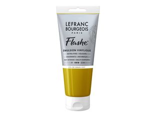 Lefranc Bourgeois Flashe Series 1 - Peinture - émulsion vinylique - vert stil de grain - transparent - mat - extra-fine - 80 ml