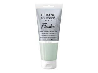 Lefranc Bourgeois Flashe Series 1 547 - Peinture - émulsion vinylique - vert gris - opaque - mat - extra-fine - 80 ml