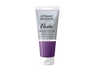 Lefranc Bourgeois Flashe Series 1 - Peinture - émulsion vinylique - violet minéral - opaque - mat - extra-fine - 80 ml