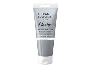 Lefranc Bourgeois Flashe Series 2 832 - Peinture - émulsion vinylique - argent irisé - semi-opaque - extra-fine - 80 ml