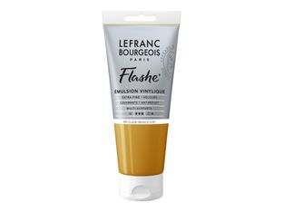 Lefranc Bourgeois Flashe Series 2 834 - Peinture - émulsion vinylique - or lumière irisé - transparent - extra-fine - 80 ml