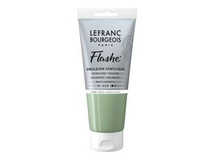 Lefranc Bourgeois Flashe Series 2 - Peinture - émulsion vinylique - terre verte irisée - opaque - mat - extra-fine - 80 ml