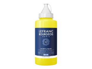 Lefranc Bourgeois Series 1 169 - Peinture - peinture acrylique - jaune citron - transparent - fine - 750 ml