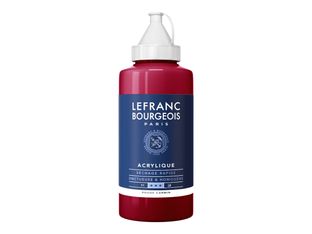 Lefranc Bourgeois Series 1 366 - Peinture - peinture acrylique - rouge carmin - semi-opaque - fine - 750 ml