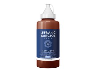 Lefranc Bourgeois Series 1 481 - Peinture - peinture acrylique - Sienne brulée - opaque - fine - 750 ml