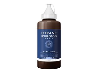 Lefranc Bourgeois Series 1 477 - Peinture - peinture acrylique - terre d'ombre brûlée - opaque - fine - 750 ml