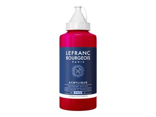 Lefranc Bourgeois Series 2 328 - Peinture - peinture acrylique - carmin alizarine - transparent - fine - 750 ml