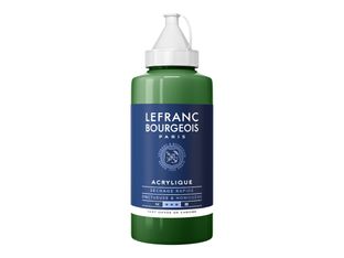 Lefranc Bourgeois Series 2 542 - Peinture - peinture acrylique - vert oxyde de chrome - opaque - fine - 750 ml