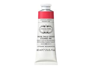 Charbonnel - Encre à gravure - laque garance - transparent - 60 ml