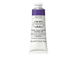 Charbonnel - Encre à gravure - violet stable - transparent - 60 ml