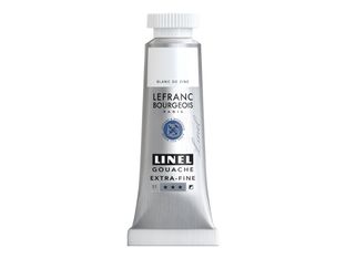 Lefranc Bourgeois Linel Series 1 9 - Peinture - gouache - blanc zinc - semi-opaque - extra-fine - 14 ml