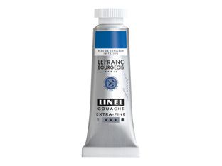 Lefranc Bourgeois Linel Series 1 65 - Peinture - gouache - imitation bleu céruléen - opaque - extra-fine - 14 ml