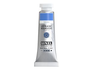 Lefranc Bourgeois Linel Series 1 67 - Peinture - gouache - bleu rex - opaque - extra-fine - 14 ml