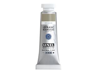 Lefranc Bourgeois Linel Series 1 846 - Peinture - gouache - gris lichen - opaque - extra-fine - 14 ml