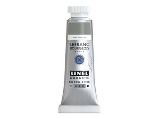 Lefranc Bourgeois LINEL EXTRA-FINE Series 1 258 - Peinture - gouache - gris neutre - opaque - extra-fine - 14 ml