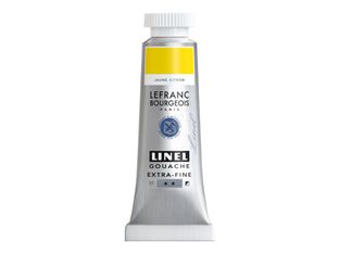 Lefranc Bourgeois Linel Series 1 169 - Peinture - gouache - jaune citron - semi-opaque - extra-fine - 14 ml