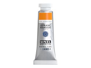Lefranc Bourgeois Linel Series 1 184 - Peinture - gouache - jaune profond japonais - semi-opaque - extra-fine - 14 ml