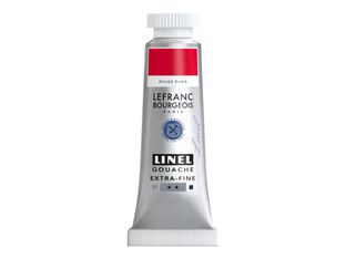 Lefranc Bourgeois Linel Series 1 388 - Peinture - gouache - rouge rubis - opaque - extra-fine - 14 ml