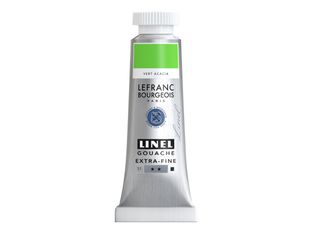 Lefranc Bourgeois Linel Series 1 502 - Peinture - gouache - vert acacia - opaque - extra-fine - 14 ml