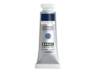 Lefranc Bourgeois LINEL - Peinture - gouache - imitation indigo - semi-opaque - mat - extra-fine - 14 ml