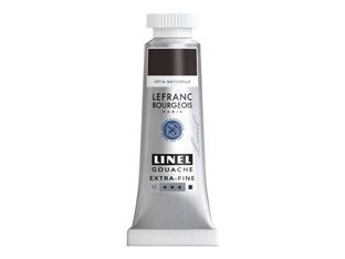 Lefranc Bourgeois LINEL - Peinture - gouache - natural sepia - opaque - mat - extra-fine - 14 ml