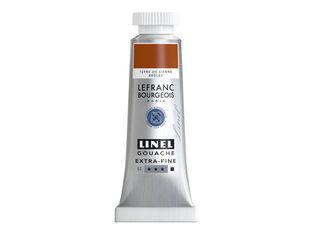 Lefranc Bourgeois LINEL - Peinture - gouache - Sienne brulée - opaque - mat - extra-fine - 14 ml