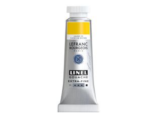 Lefranc Bourgeois LINEL - Peinture - gouache - jaune de cadmium moyen - opaque - mat - extra-fine - 14 ml