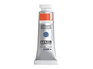 Lefranc Bourgeois LINEL - Peinture - gouache - rouge écarlate sans cadmium - opaque - mat - extra-fine - 14 ml