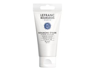 Lefranc Bourgeois Studio - Peinture - gouache - blanc - semi-opaque - 80 ml