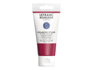 Lefranc Bourgeois Studio - Peinture - gouache - rouge primaire - semi-opaque - 80 ml