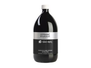 Lefranc Bourgeois Nan-King - Encre - noir - opaque - extra-fine - 1 L