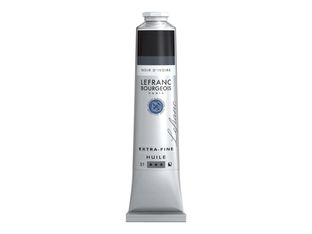 Lefranc Bourgeois - Peinture - peinture à l'huile - noir ivoire - opaque - extra-fine - 200 ml