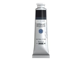 Lefranc Bourgeois - Peinture - peinture à l'huile - noir lampe - opaque - extra-fine - 40 ml